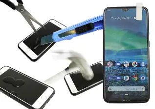 Coverin N&auml;yt&ouml;nsuoja karkaistusta lasista Nokia 2.3
