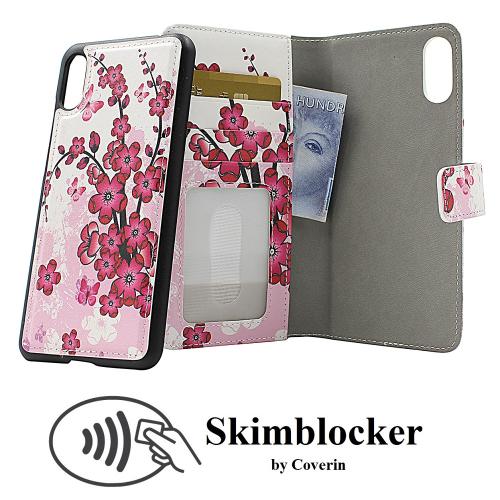 Coverin Skimblocker Design Magneettilompakko Huawei Y6 2019