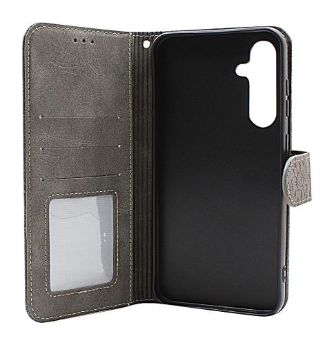 billigamobilskydd.se Flower Standcase Wallet Samsung Galaxy S23 FE 5G