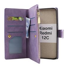 billigamobilskydd.se XL Standcase Luksuskotelo puhelimeen Xiaomi Redmi 12C