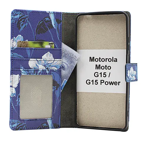 Coverin Skimblocker Motorola Moto G15 / G15 Power Puhelimen Kuoret Design
