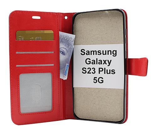 billigamobilskydd.se Crazy Horse Lompakko Samsung Galaxy S23 Plus 5G