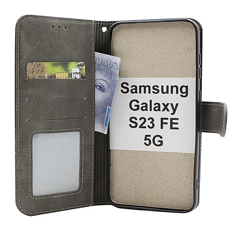 billigamobilskydd.se Flower Standcase Wallet Samsung Galaxy S23 FE 5G