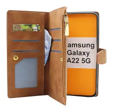 Coverin XL Standcase Luksuskotelo puhelimeen Samsung Galaxy A22 5G (SM-A226B)