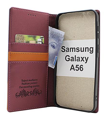 Samsung Galaxy A56 / A56 5G Premium Lompakkokotelo Slim