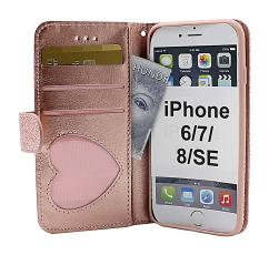 billigamobilskydd.se Standcase Glitter Wallet iPhone 7/8/SE 2nd Gen.