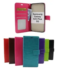 billigamobilskydd.se Crazy Horse Lompakko Samsung Galaxy S23 Plus 5G