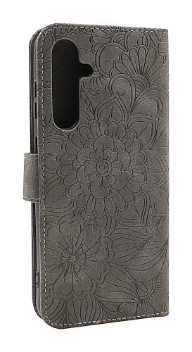 billigamobilskydd.se Flower Standcase Wallet Samsung Galaxy S23 FE 5G