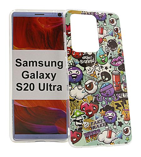 billigamobilskydd.se TPU-Designkotelo Samsung Galaxy S20 Ultra (G988B)