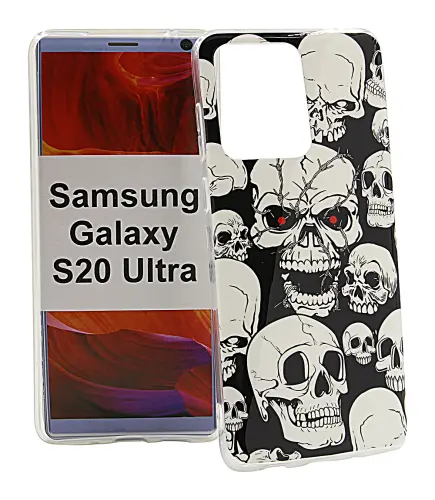 billigamobilskydd.se TPU-Designkotelo Samsung Galaxy S20 Ultra (G988B)