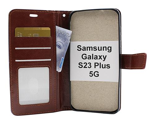 billigamobilskydd.se Crazy Horse Lompakko Samsung Galaxy S23 Plus 5G