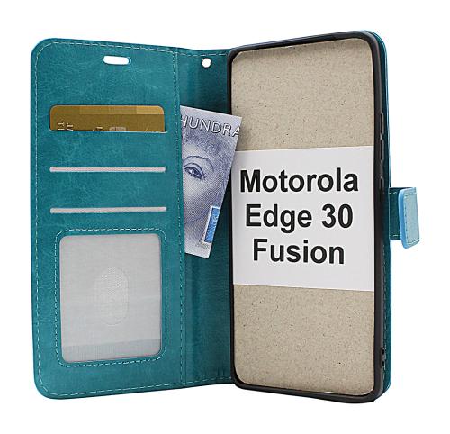 billigamobilskydd.se Crazy Horse Lompakko Motorola Edge 30 Fusion 5G