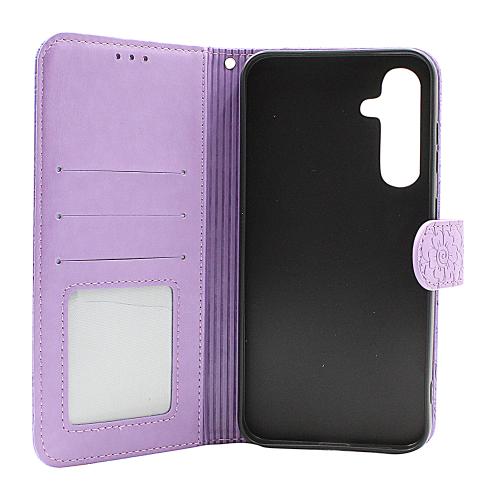 billigamobilskydd.se Flower Standcase Wallet Samsung Galaxy S23 FE 5G
