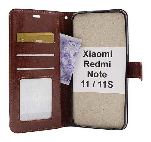 billigamobilskydd.se Crazy Horse Lompakko Xiaomi Redmi Note 11 / 11S