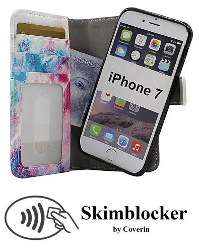 Coverin Skimblocker Design Magneettilompakko iPhone 7