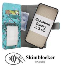 Coverin Skimblocker Design Magneettilompakko Samsung Galaxy S23 5G