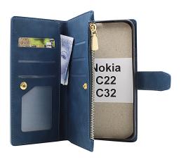 billigamobilskydd.se XL Standcase Luksuskotelo puhelimeen Nokia C22 / C32