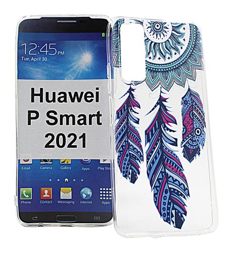 billigamobilskydd.se TPU-Designkotelo Huawei P Smart 2021