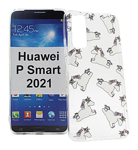 billigamobilskydd.se TPU-Designkotelo Huawei P Smart 2021