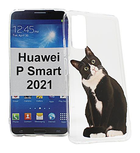 billigamobilskydd.se TPU-Designkotelo Huawei P Smart 2021