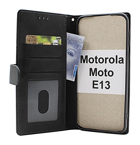 billigamobilskydd.se Zipper Standcase Wallet Motorola Moto E13