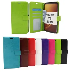 Coverin Crazy Horse Lompakko Huawei Y6 2019