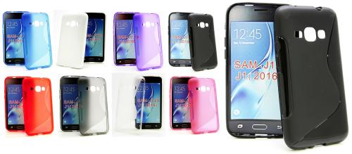billigamobilskydd.se S-Line TPU-muovikotelo Samsung Galaxy J1 2016 (J120F)