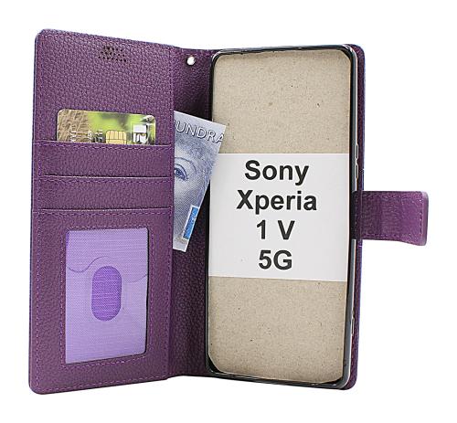 billigamobilskydd.se New Jalusta Lompakkokotelo Sony Xperia 1 V 5G (XQ-DQ72)