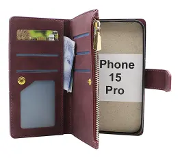 Coverin XL Standcase Luksuskotelo puhelimeen iPhone 15 Pro