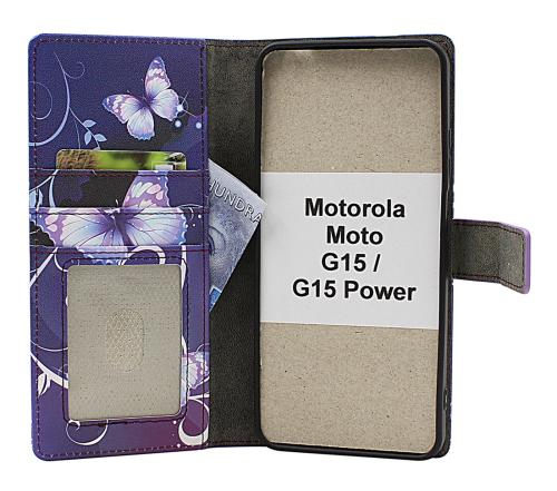Coverin Skimblocker Motorola Moto G15 / G15 Power Magneetti Puhelimen Kuoret Design