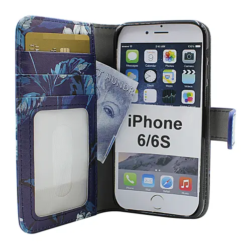 Coverin Skimblocker Design Magneettilompakko iPhone 6/6s