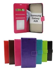 billigamobilskydd.se Crazy Horse Samsung Galaxy A26 Puhelimen Kuoret