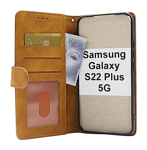 billigamobilskydd.se Zipper Standcase Wallet Samsung Galaxy S22 Plus 5G
