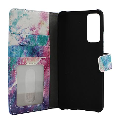 Coverin Skimblocker Design Magneettilompakko Huawei P Smart 2021