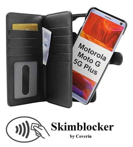 Coverin Skimblocker XL Magnet Wallet Motorola Moto G 5G Plus