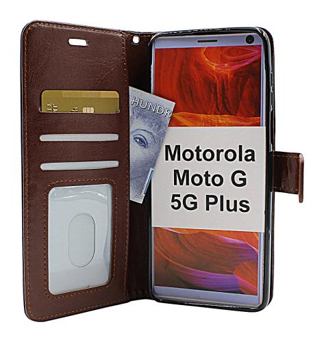 billigamobilskydd.se Crazy Horse Lompakko Moto G 5G Plus