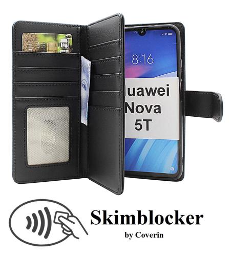 Coverin Skimblocker Huawei Nova 5T XL Magneetti Puhelimen Kuoret