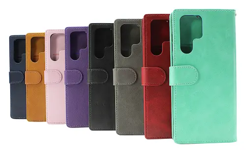 billigamobilskydd.se Zipper Standcase Wallet Samsung Galaxy S22 Ultra 5G
