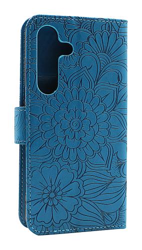 billigamobilskydd.se Flower Standcase Wallet Samsung Galaxy S24 5G (SM-S921B/DS)