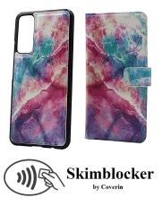 Coverin Skimblocker Design Magneettilompakko Huawei P Smart 2021