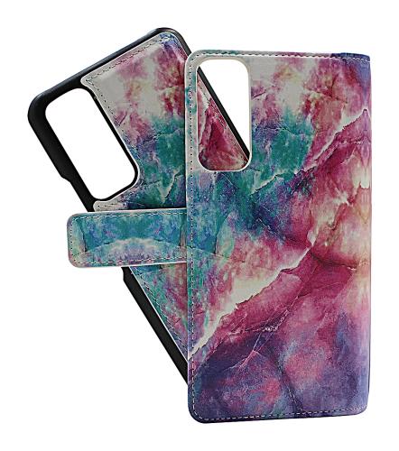Coverin Skimblocker Design Magneettilompakko Huawei P Smart 2021