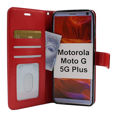 billigamobilskydd.se Crazy Horse Lompakko Moto G 5G Plus