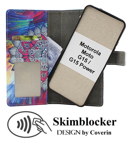 Coverin Skimblocker Motorola Moto G15 / G15 Power Magneetti Puhelimen Kuoret Design
