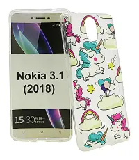 billigamobilskydd.se TPU-Designkotelo Nokia 3.1 (2018)
