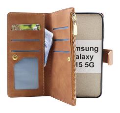billigamobilskydd.se XL Standcase Luksuskotelo puhelimeen Samsung Galaxy A15 5G