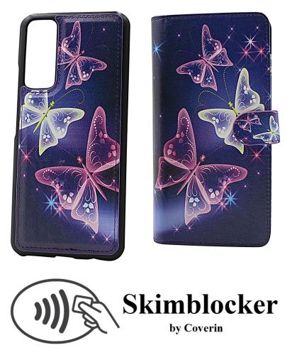 Coverin Skimblocker XL Magnet Designwallet Huawei P Smart 2021