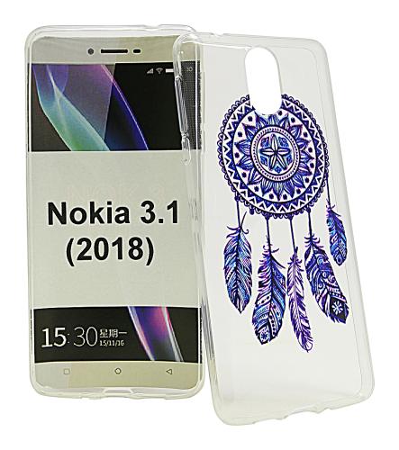 billigamobilskydd.se TPU-Designkotelo Nokia 3.1 (2018)