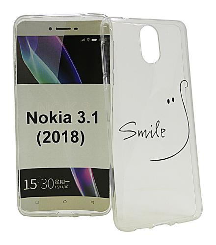 billigamobilskydd.se TPU-Designkotelo Nokia 3.1 (2018)