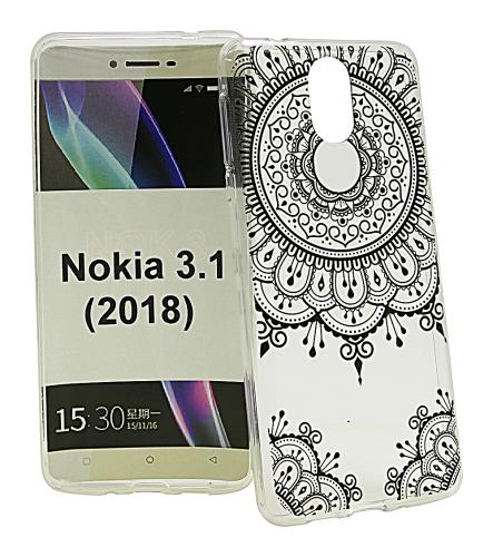 billigamobilskydd.se TPU-Designkotelo Nokia 3.1 (2018)