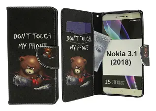 billigamobilskydd.se Kuviolompakko Nokia 3.1 (2018)